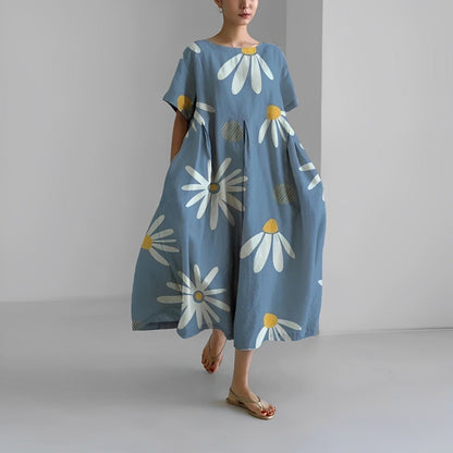 Malin | Retro midi kjole